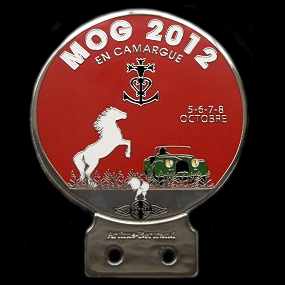 Morgan MOG 2012 car badge